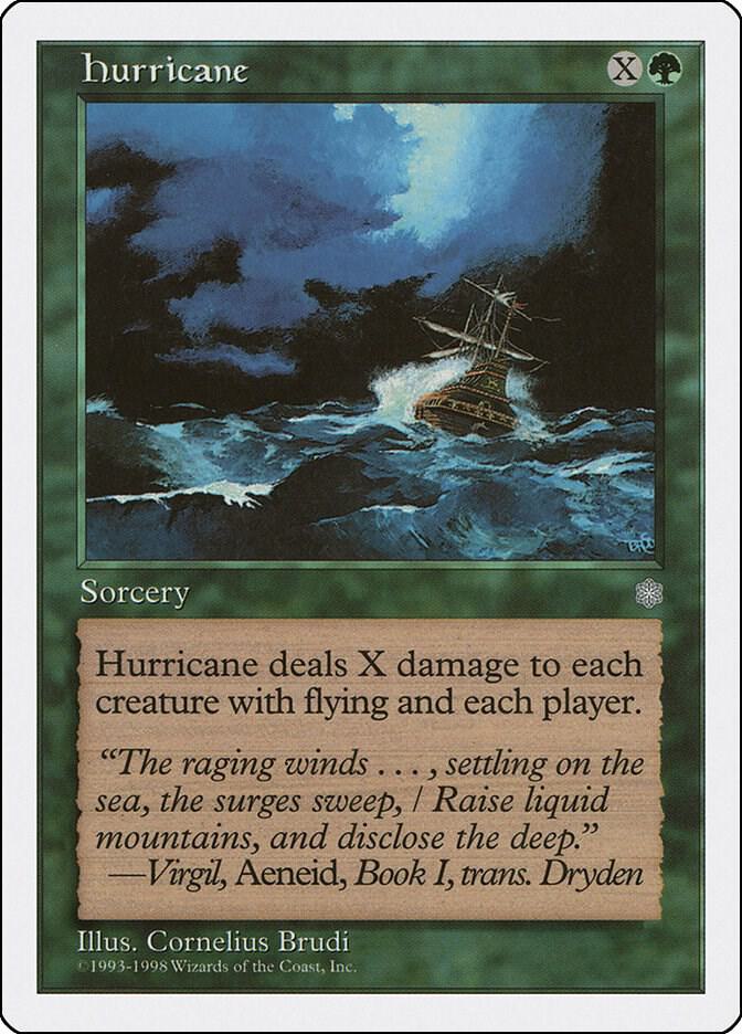 Hurricane card from Anthologies