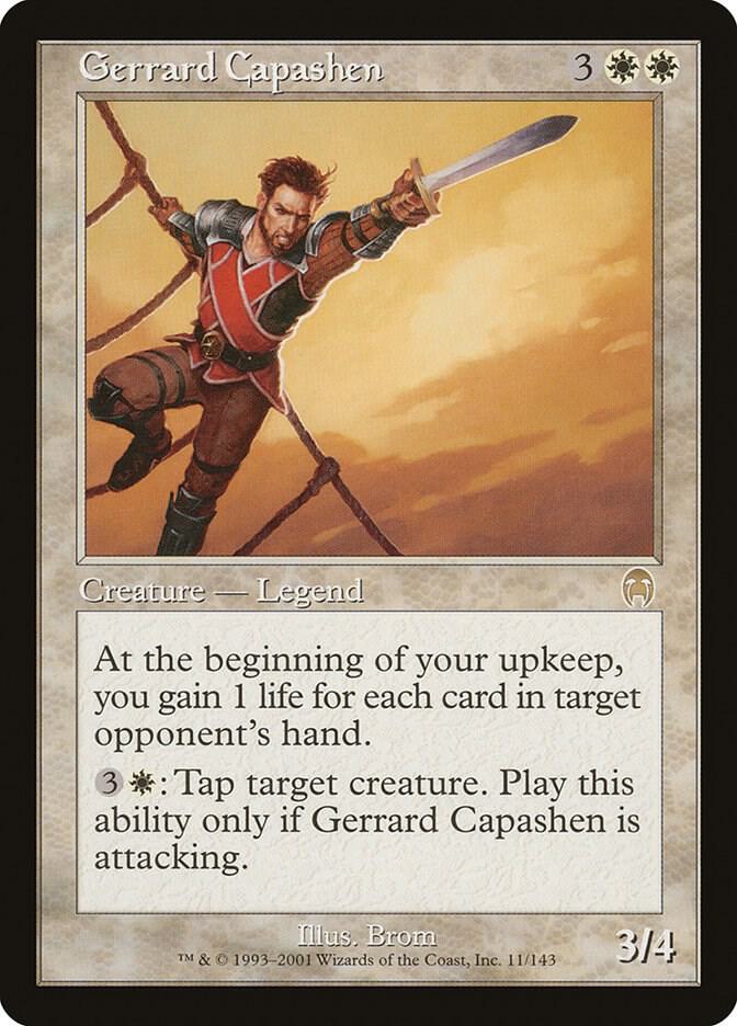Gerrard Capashen 11 card from Apocalypse