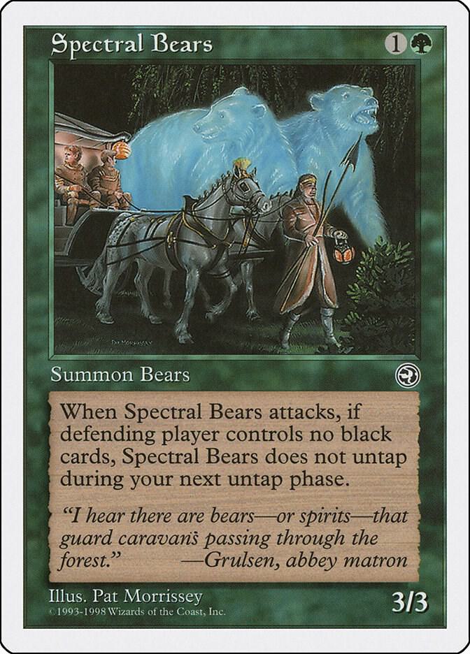 Spectral Bears card from Anthologies