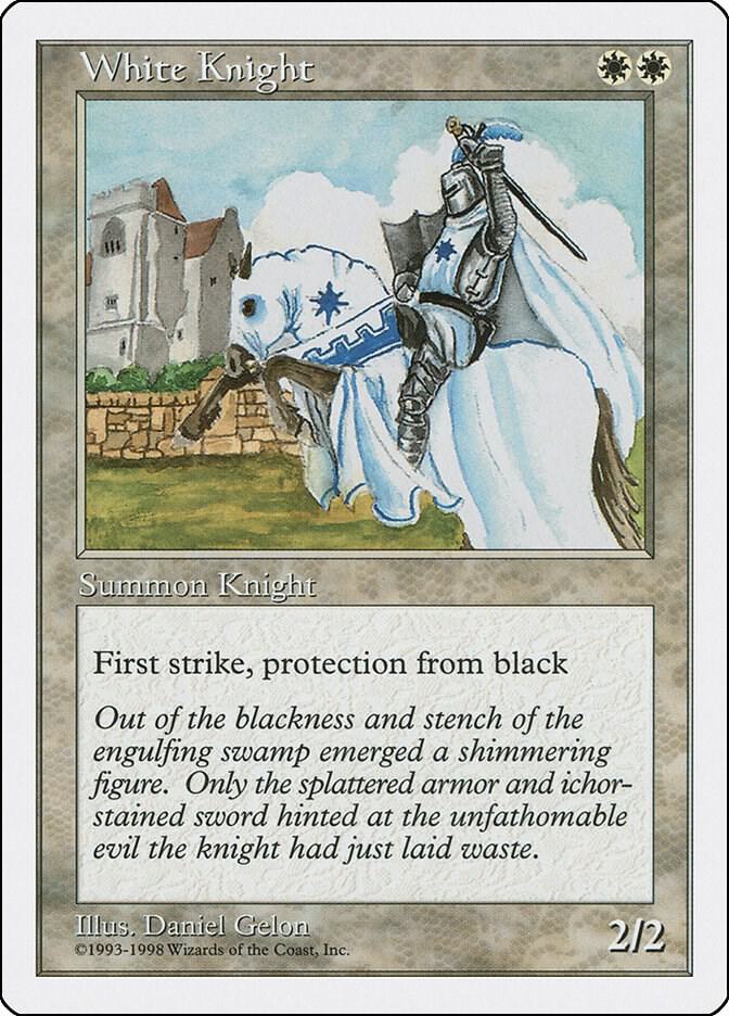White Knight card from Anthologies