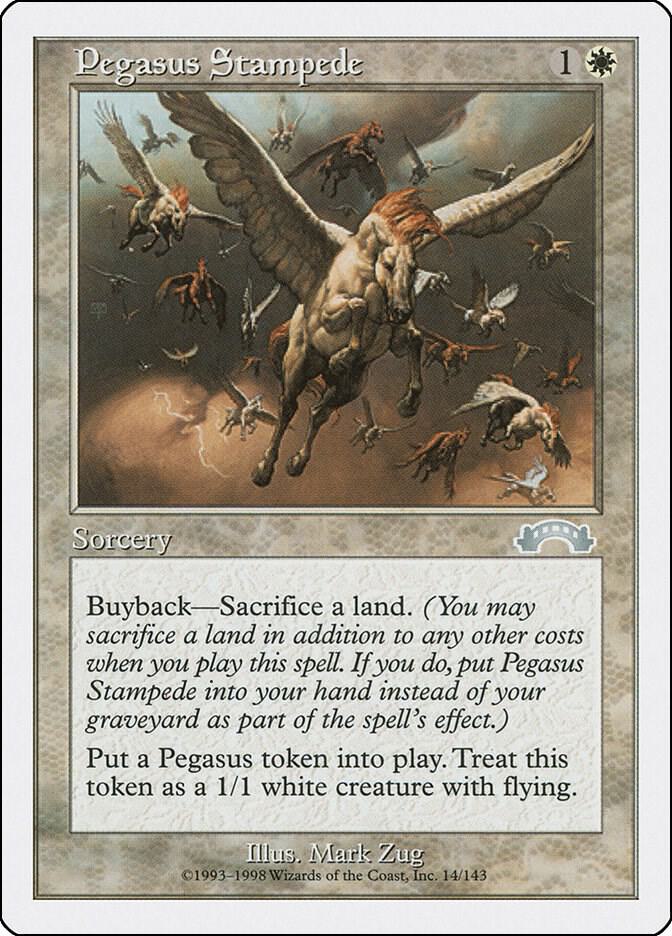 Pegasus Stampede 14 card from Anthologies