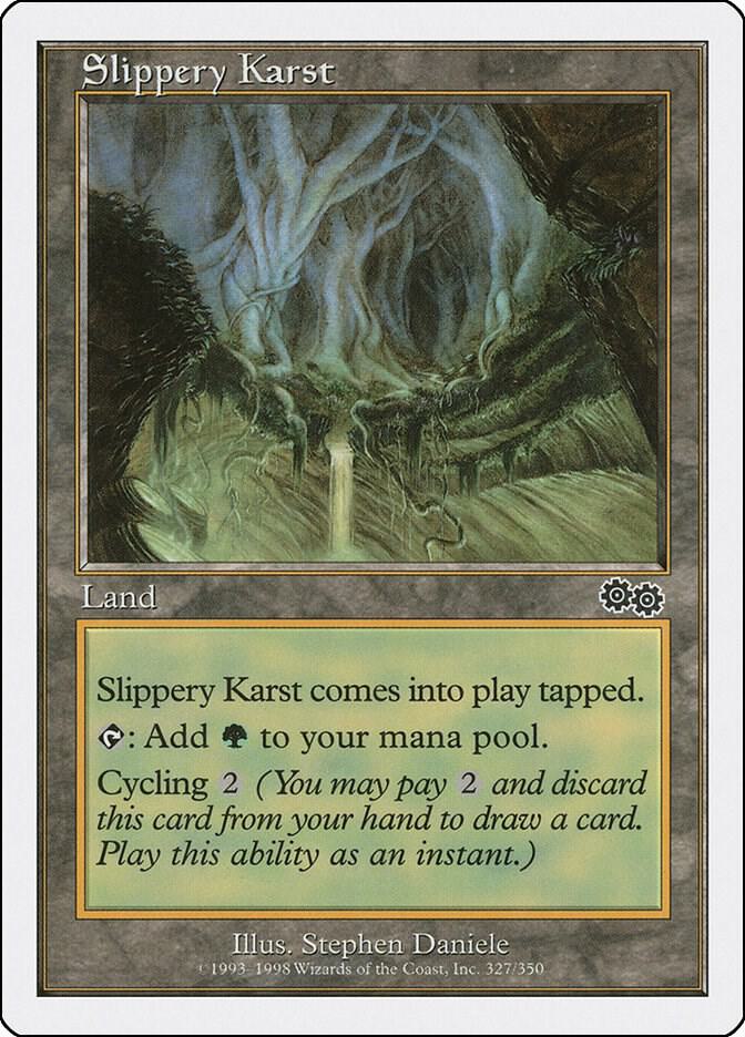 Slippery Karst 327 card from Anthologies