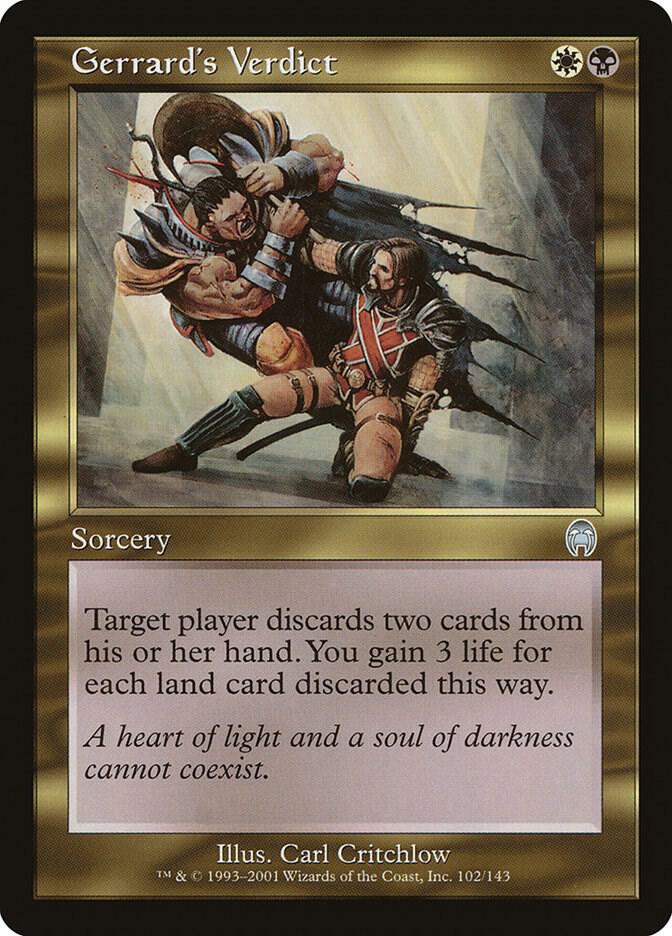 Gerrard's Verdict 102 card from Apocalypse