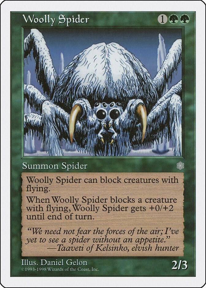 Woolly Spider card from Anthologies