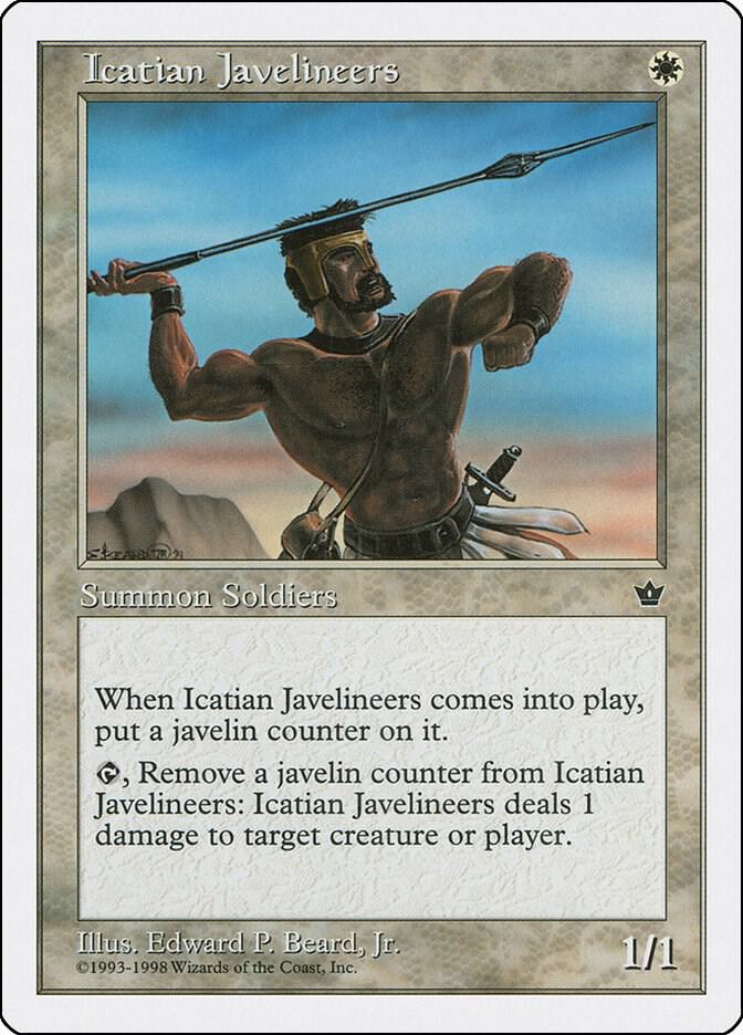 Icatian Javelineers card from Anthologies