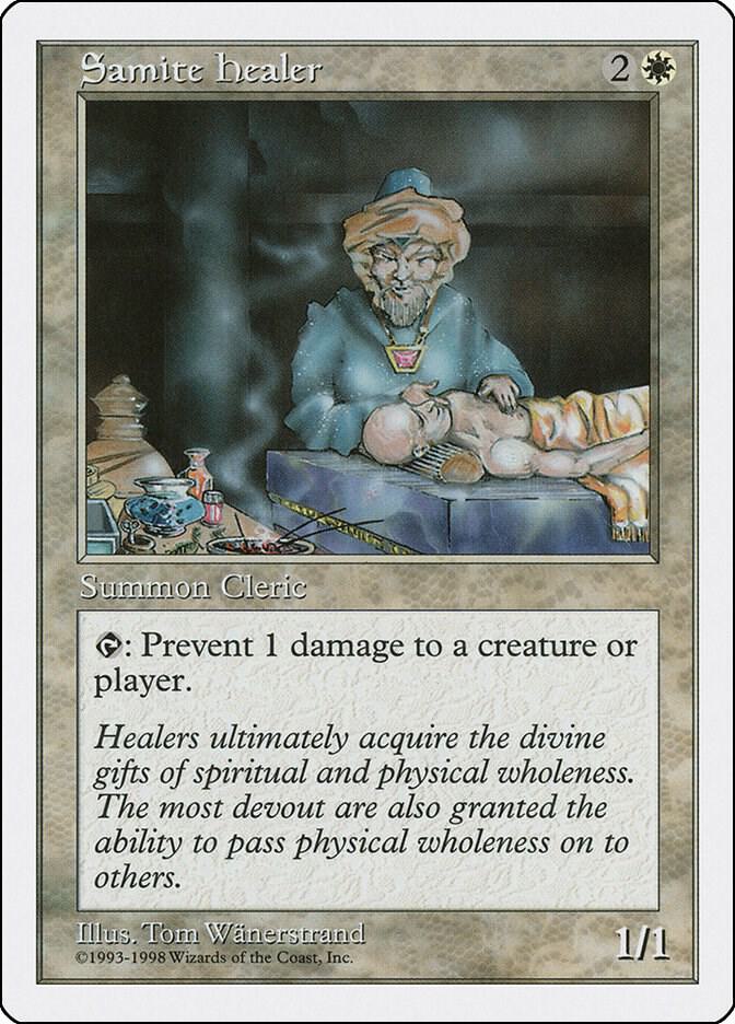 Samite Healer card from Anthologies