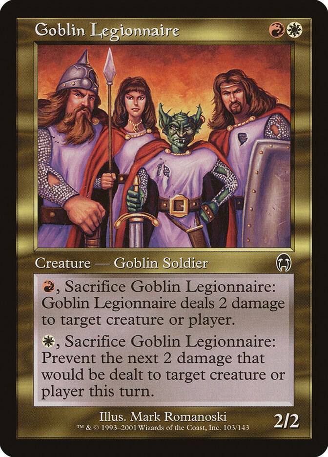 Goblin Legionnaire 103 card from Apocalypse