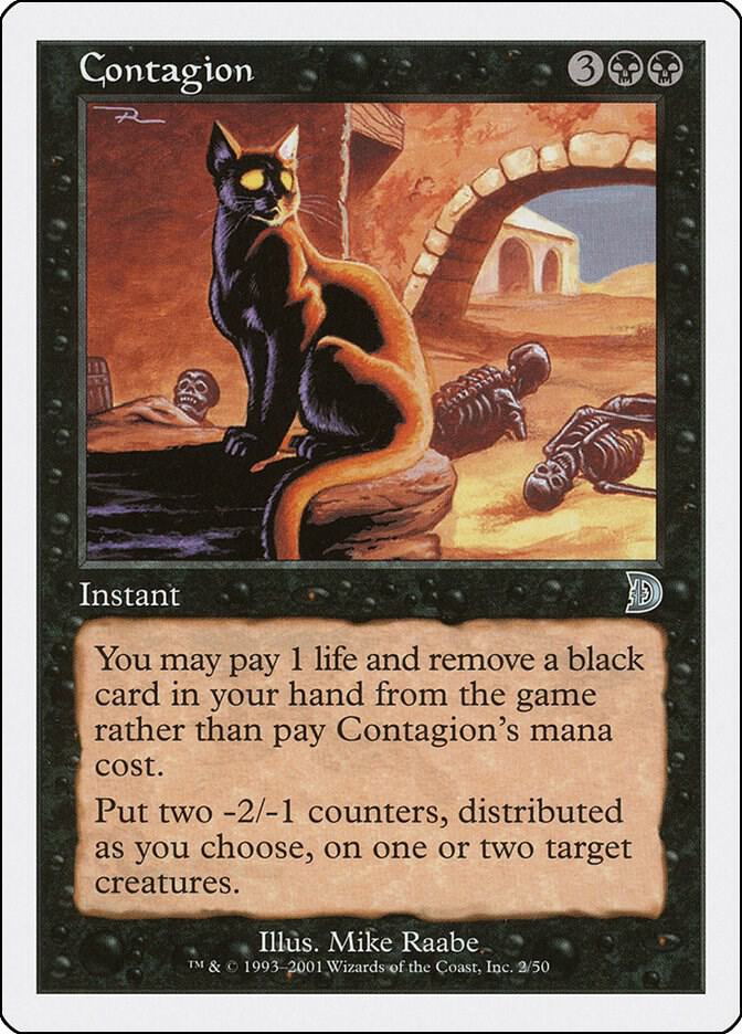 Contagion 2 card from Deckmasters Garfield vs Finkel