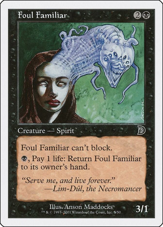 Foul Familiar 5 card from Deckmasters Garfield vs Finkel