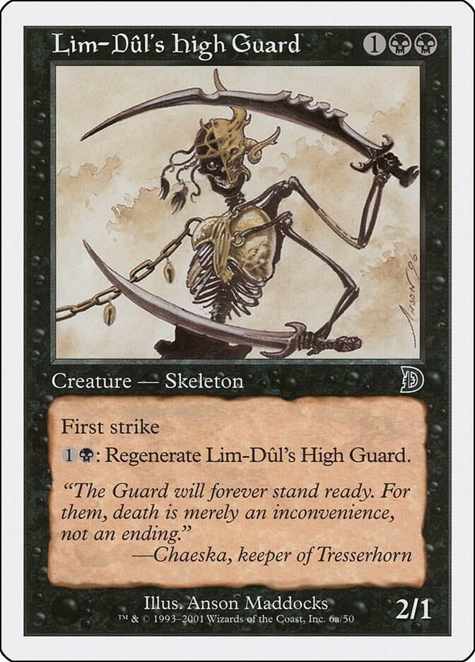 Lim-Dul's High Guard 6a card from Deckmasters Garfield vs Finkel