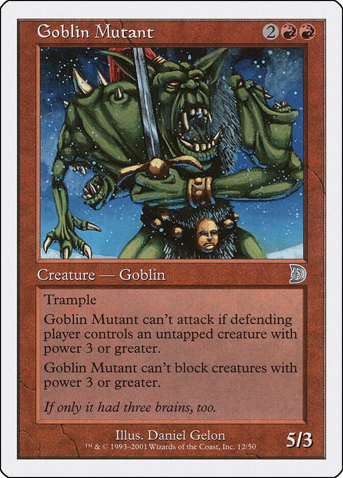 Goblin Mutant 12 card from Deckmasters Garfield vs Finkel