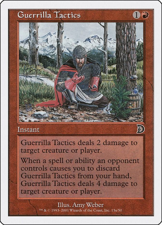 Guerrilla Tactics 13a card from Deckmasters Garfield vs Finkel