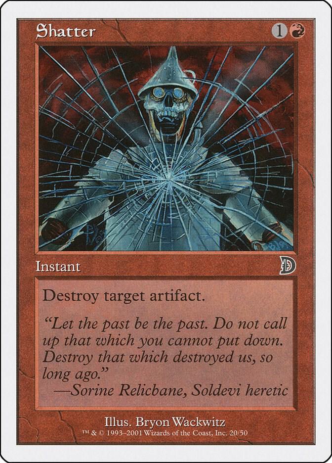 Shatter 20 card from Deckmasters Garfield vs Finkel