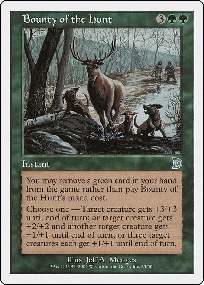 Bounty of the Hunt 23 card from Deckmasters Garfield vs Finkel