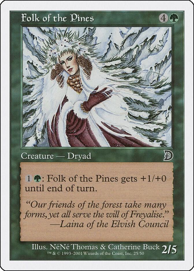 Folk of the Pines 25 card from Deckmasters Garfield vs Finkel