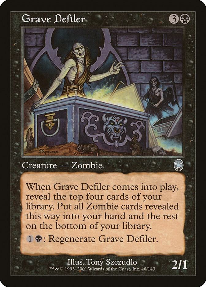 Grave Defiler 40 card from Apocalypse