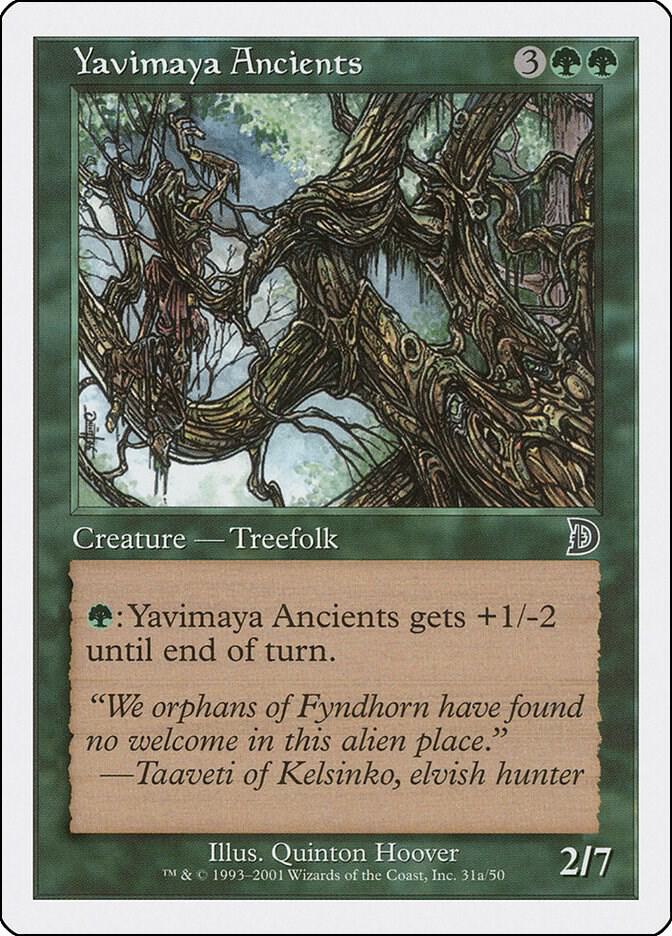 Yavimaya Ancients 31a card from Deckmasters Garfield vs Finkel