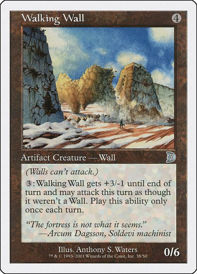 Walking Wall 38 card from Deckmasters Garfield vs Finkel