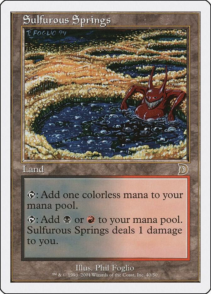 Sulfurous Springs 40 card from Deckmasters Garfield vs Finkel