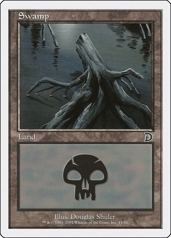 Swamp 44 card from Deckmasters Garfield vs Finkel