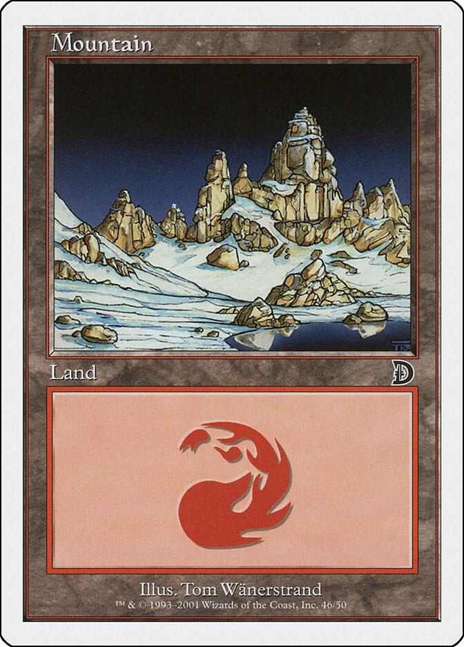 Mountain 46 card from Deckmasters Garfield vs Finkel