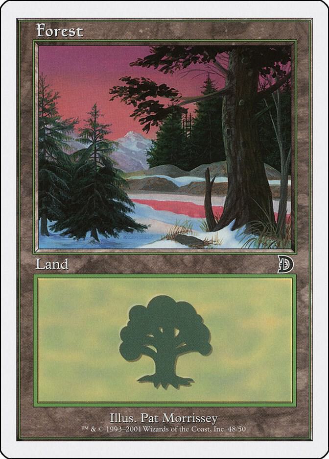 Forest 48 card from Deckmasters Garfield vs Finkel