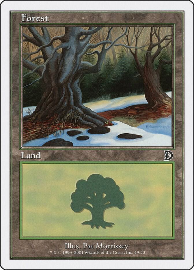 Forest 49 card from Deckmasters Garfield vs Finkel