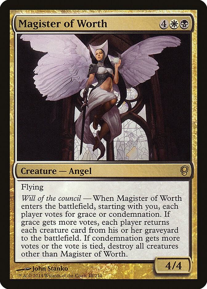 Magister of Worth 48 card from Conspiracy