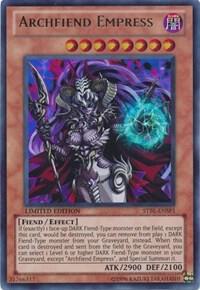 Archfiend Empress STBL-ENSP1 card from Sneak Preview Series 5
