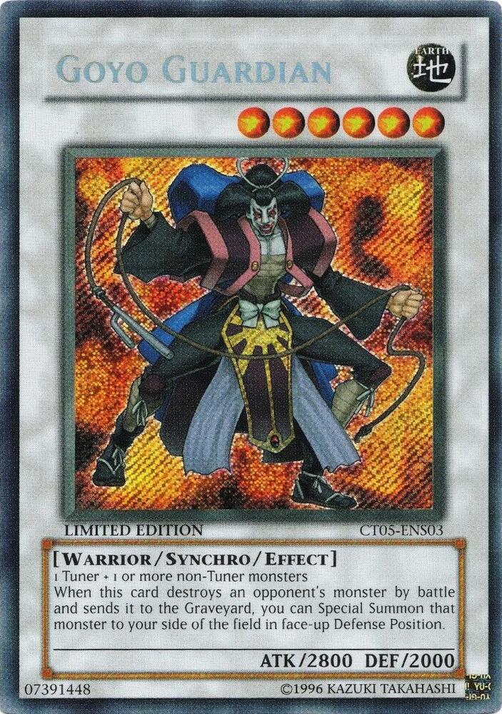 Goyo Guardian CT05-ENS03 card from 2008 Collectors Tin