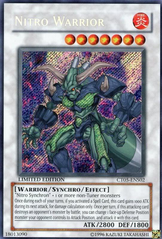 Nitro Warrior CT05-ENS02 card from 2008 Collectors Tin