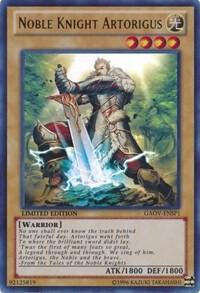 Noble Knight Artorigus GAOV-ENSP1 card from Galactic Overlord