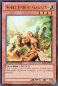 Noble Knight Gawayn REDU-ENSP1 card from Return of the Duelist