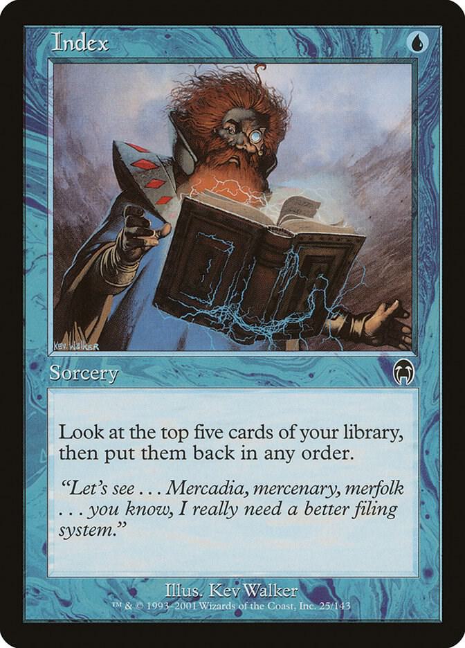 Index 25 card from Apocalypse
