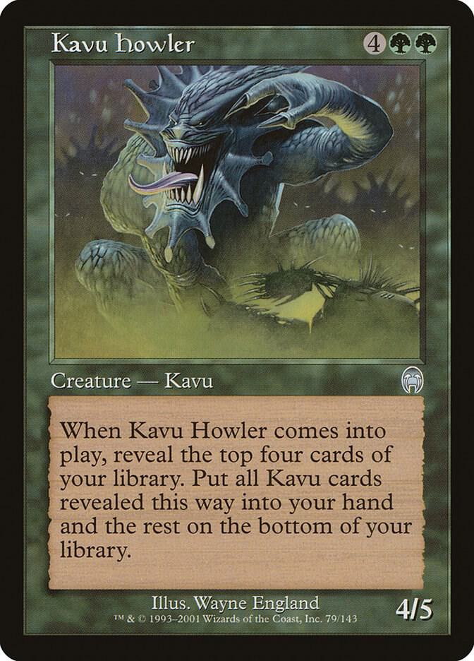 Kavu Howler 79 card from Apocalypse