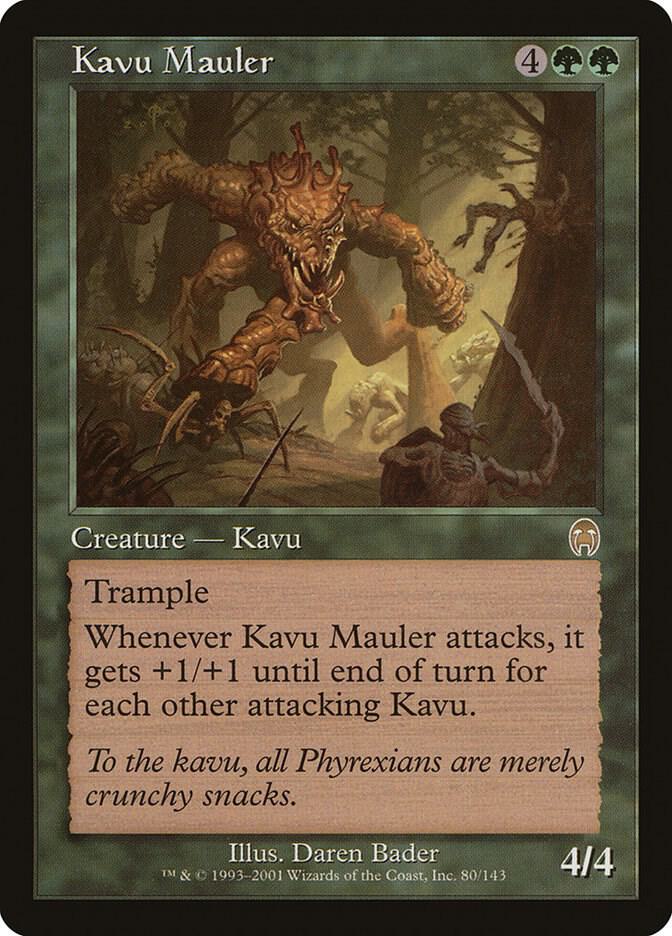 Kavu Mauler 80 card from Apocalypse