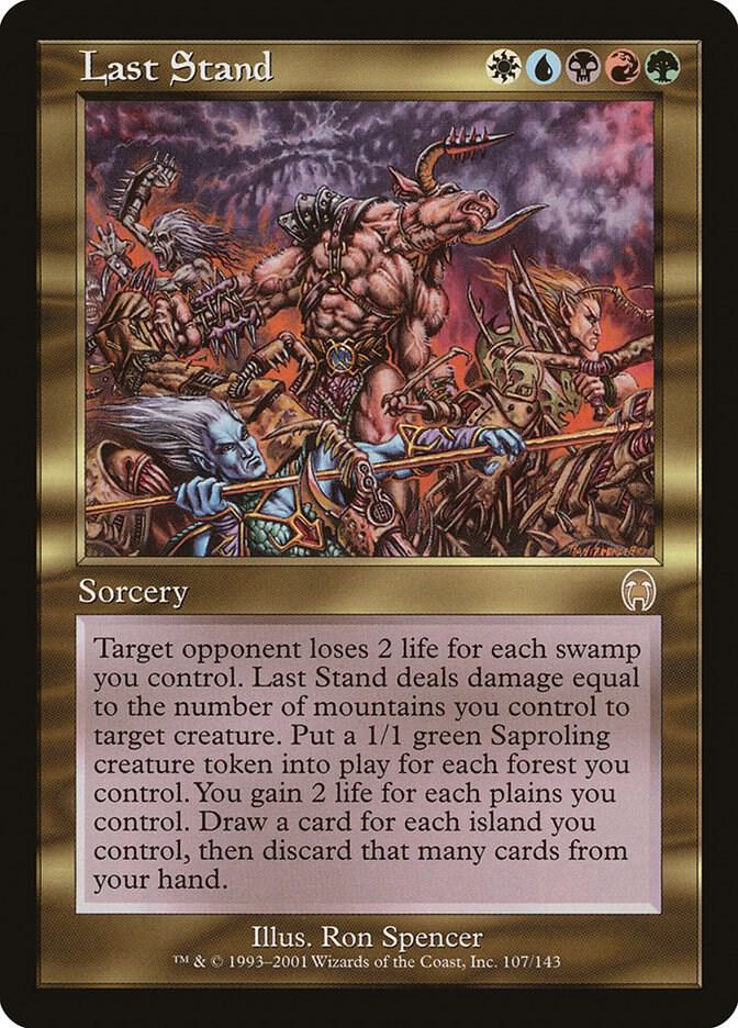 Last Stand 107 card from Apocalypse