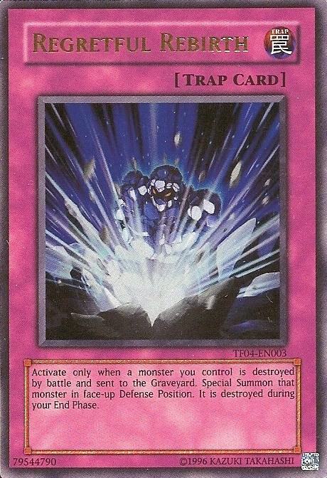 Regretful Rebirth (5D's Tag Force 4) TF04-EN003 card from Yu-Gi-Oh! Video Game Promotional Cards