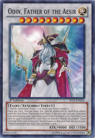 Odin, Father of the Aesir (Starfoil) SP14-EN050 card from Star Pack 2014
