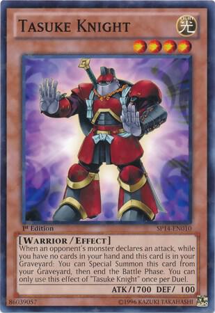 Tasuke Knight (Starfoil) SP14-EN010 card from Star Pack 2014
