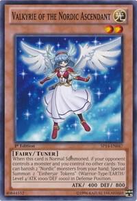 Valkyrie of the Nordic Ascendant SP14-EN047 card from Star Pack 2014