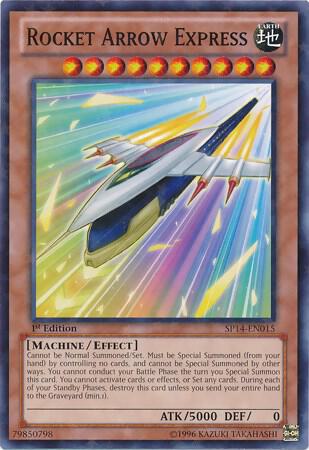 Rocket Arrow Express (Starfoil) SP14-EN015 card from Star Pack 2014