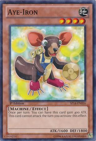 Aye-Iron (Starfoil) SP14-EN016 card from Star Pack 2014