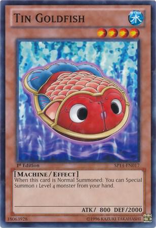 Tin Goldfish (Starfoil) SP14-EN017 card from Star Pack 2014