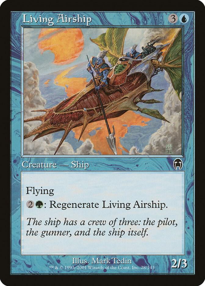 Living Airship 28 card from Apocalypse