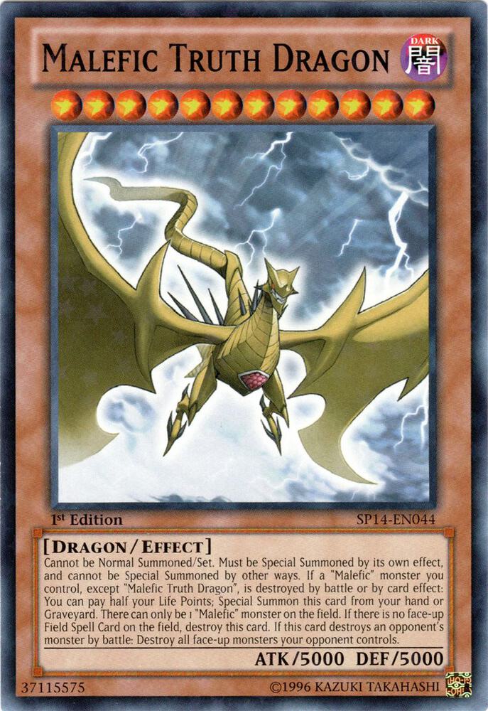 Malefic Truth Dragon (Starfoil) SP14-EN044 card from Star Pack 2014