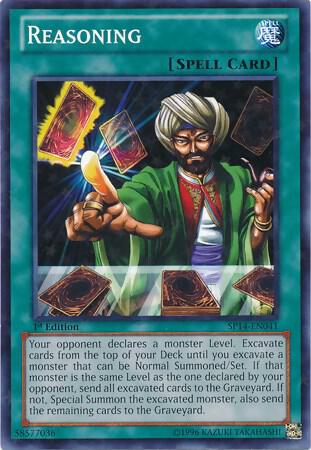 Reasoning (Starfoil) SP14-EN041 card from Star Pack 2014