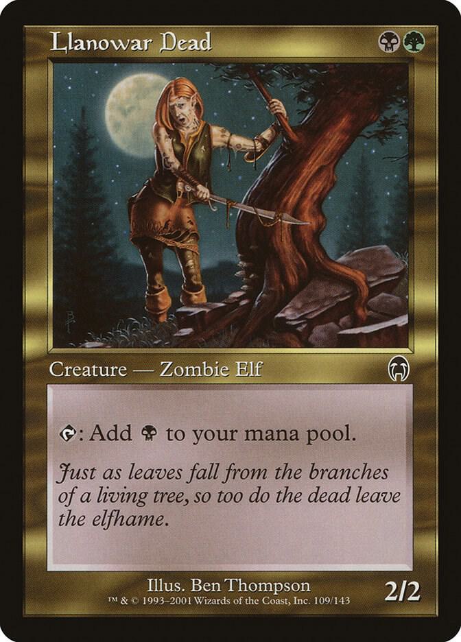 Llanowar Dead 109 card from Apocalypse