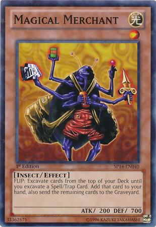 Magical Merchant (Starfoil) SP14-EN040 card from Star Pack 2014