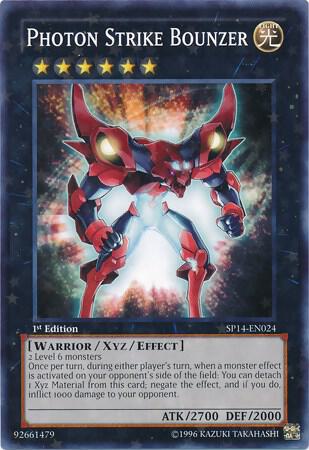Photon Strike Bounzer (Starfoil) SP14-EN024 card from Star Pack 2014